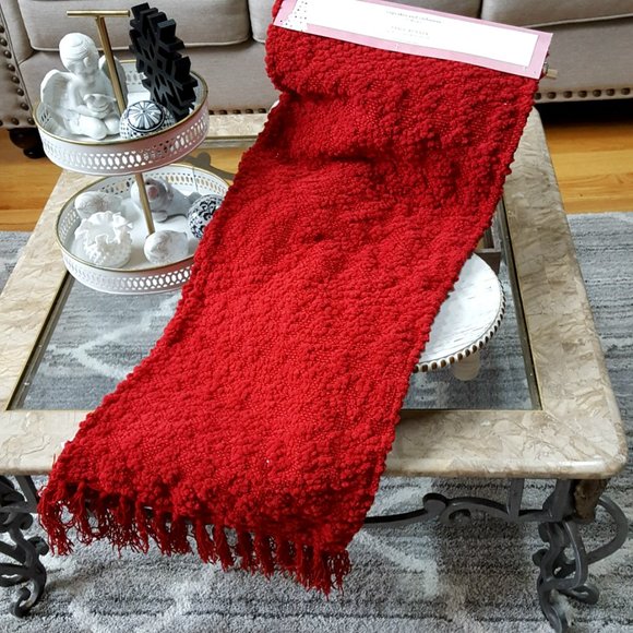 NEW! CHUNKY Fringed TABLE RUNNER 16" x 72" - Picture 3 of 4